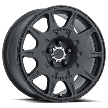 Load image into Gallery viewer, Method MR502 RALLY 18x8 +38mm Offset 5x4.5 67.1mm CB Matte Black Wheel