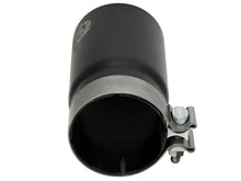 Load image into Gallery viewer, aFe MACH Force-Xp Universal Exhaust Tip 3-1/2 IN Inlet x 4 IN Outlet x 7 IN L Black Right Side Exit
