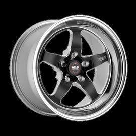 Weld S71 20x13 / 5x4.75mm BP / 6.9in BS / 3.18 ID Black CTR Wheel (Medium Pad)