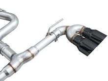 Load image into Gallery viewer, AWE Tuning MK8 Volkswagen Golf R 3in Track Edition Quad Exhaust - Diamond Black Tips