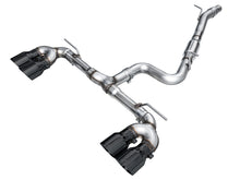 Load image into Gallery viewer, AWE Tuning MK8 Volkswagen Golf R 3in Track Edition Quad Exhaust - Diamond Black Tips