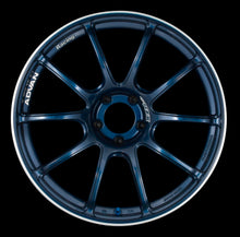 Load image into Gallery viewer, Advan RZII 15x8.0 +35 4x100 Racing Indigo Blue and Ring Wheel