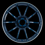 Advan RZII 15x8.0 +35 4x100 Racing Indigo Blue and Ring Wheel