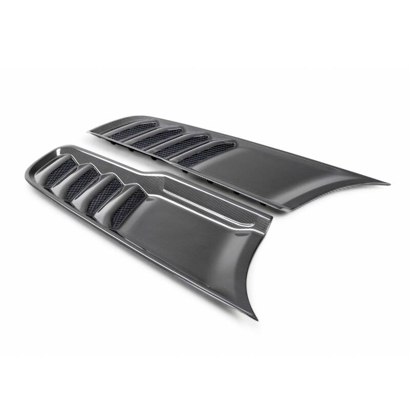 Anderson Composites 2021 Dodge RAM TRX Carbon Fiber Hood Vents - Type OE