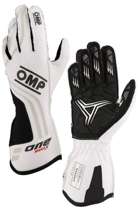 OMP ONE EVO-X MY24 GLOVES FIA 8856-2018 RED SZ L