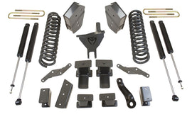 MaxTrac 17-19 Ford F-250/350 4WD 4in/1in MaxPro Coil Lift Kit w/Radius Arm Brkts & MaxTrac Shocks