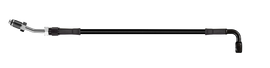 Goodridge 78in Universal Clutch Line w/Blk Zinc Fittings & Blk Hose - 90Deg Banjo w/20Deg 7/16 UNF