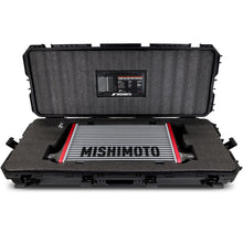 Load image into Gallery viewer, Mishimoto Universal Carbon Fiber Intercooler - Gloss Tanks - 600mm Silver Core - C-Flow - C V-Band