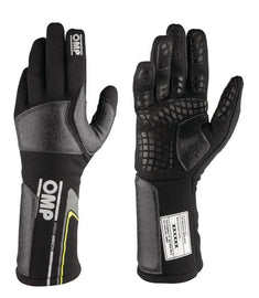 OMP Pro Mech-S Gloves Fia 8856-2018 Fluo Yellow Sz L