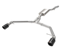 Load image into Gallery viewer, aFe MACH Force-Xp 13-16 Audi Allroad L4 SS Axle-Back Exhaust w/ Carbon Tips