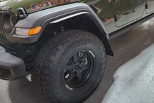 Load image into Gallery viewer, Rally Armor 19-25 Jeep JT Gladiator (Mojave/Rubicon) Black Mud Flap w/Grey Logo