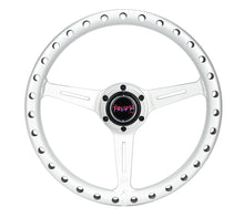 Load image into Gallery viewer, NRG All Aluminum Steering Wheel 330mm - Extra Light- Ergonomic Grip- Anadized Silver