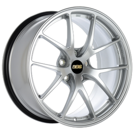 BBS RI-A 18x9.5 5x120 ET23 Diamond Silver Wheel -82mm PFS/Clip Required