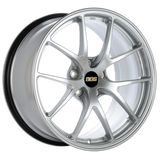 BBS RI-A 18x9.5 5x120 ET23 Diamond Silver Wheel -82mm PFS/Clip Required