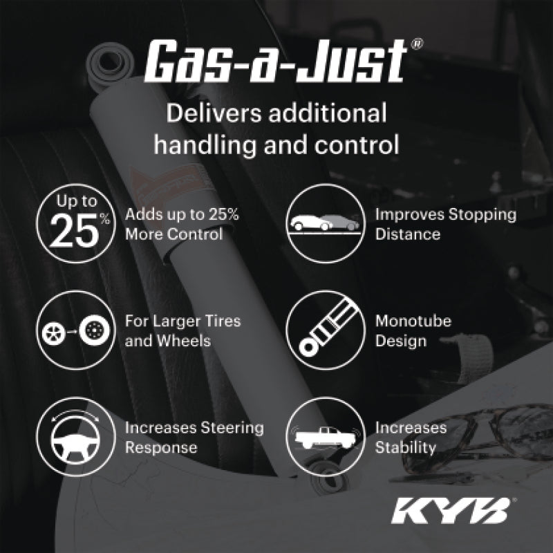 KYB 19-21 GMC Sierra 1500 (Exc. AT4) (w/o Off Road Susp. & Z85 Package) Gas-A-Just Shock - Rear