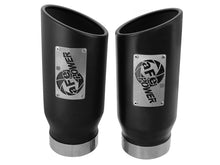 Load image into Gallery viewer, aFe MACH Force-Xp Universal Exhaust Tip 4 IN Inlet x 5 IN Outlet x 12 IN L- Black Tip
