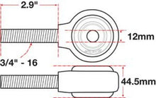 Load image into Gallery viewer, SPC Performance xAxis Rod End Ball Joint