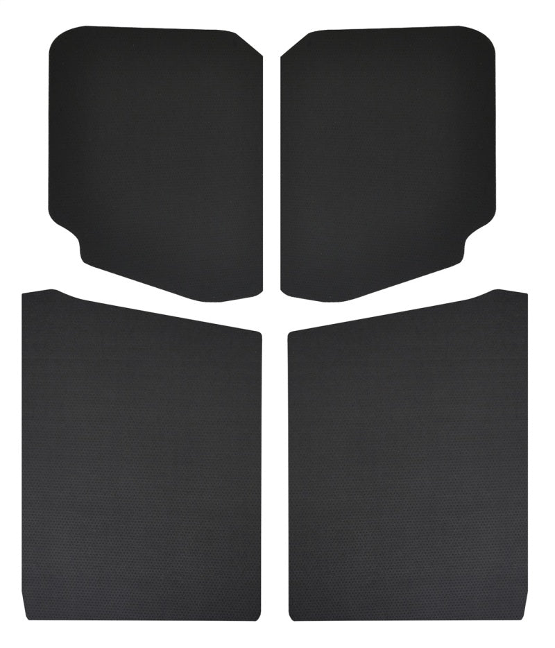 DEI 18-23 Jeep Wrangler JL 2-Door Boom Mat Headliner - 5 Piece - Black Leather Look