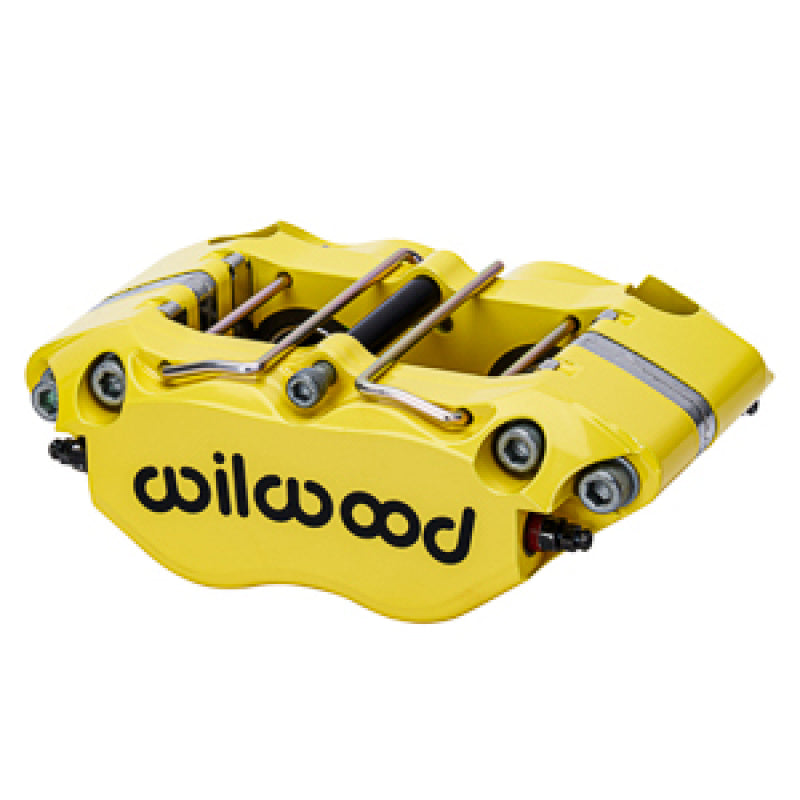 Wilwood Narrow Dynapro 4.75in Mount 1.12/1.12in Pistons .950in Disc - Yellow Caliper