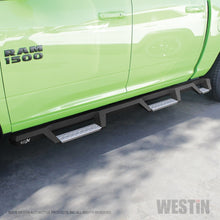 Load image into Gallery viewer, Westin 19-23 1500 Classic CC 5.5ft. Bed HDX Stainless Drop W2W Nerf Step Bars - Tex. Blk