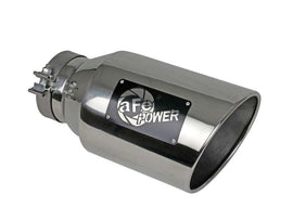 aFe Power Universal 5in Inlet 8in Outlet MACH Force-XP Clamp-On Exhaust Tip - Polished