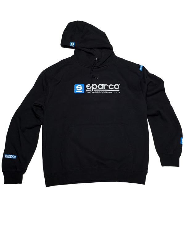 Sparco Sweatshirt Hooded WWW White SMALL