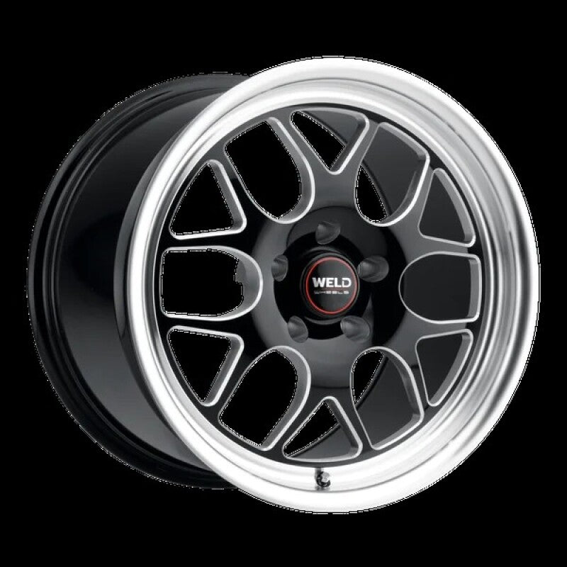 Weld Solana Drag 17x10 / 5x114.3 BP / ET48 / 78.1mm Bore - Gloss Black MIL DIA Wheel