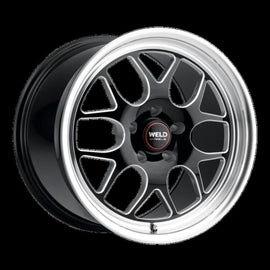 Weld Solana Drag 18x5 / 5x114.3 BP / ET-23 / 78.1mm Bore - Gloss Black MIL DIA Wheel