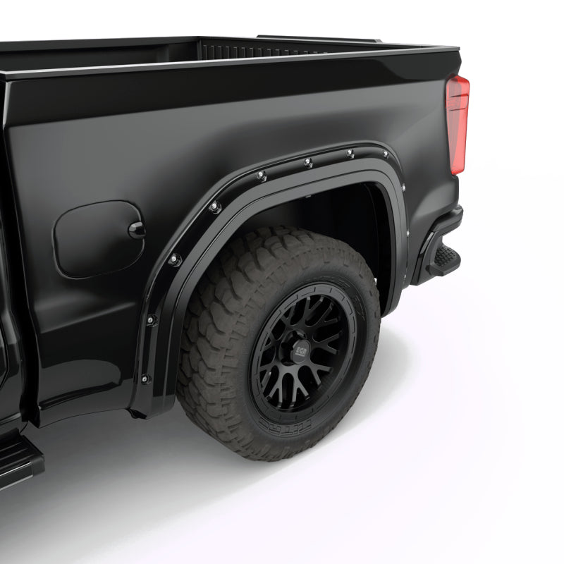 EGR 19-23 Gmc Sierra 1500 Painted To Code Traditional Bolt-On Look Fender Flares Black Set Of 4