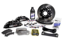 Load image into Gallery viewer, EBC Racing 93-02 Toyota Supra 3.0TT Black Apollo-6 Calipers 355mm Rotors Front Big Brake Kit