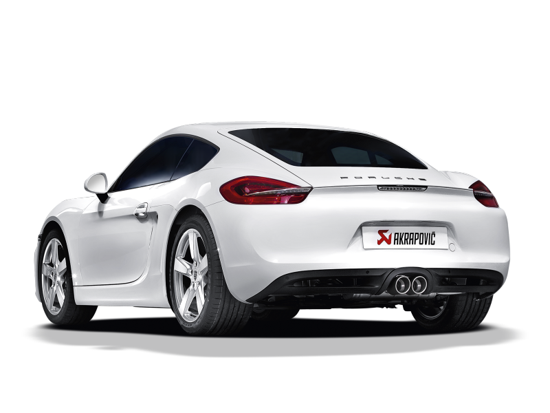 Akrapovic 12-15 Porsche Boxster (981) Slip-On Line (Titanium) w/ Titanium Tips