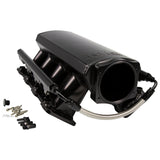 Fast Intake Manifold, Rhs Sheet Met Al, Ls Cathedral Port, Black W/ Fuel Rail Kit