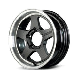 Gram Lights 57FR-X 16x7.0 -06 5-139.7 Glass Black/Rim DC Wheel
