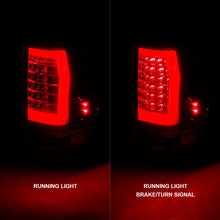 Load image into Gallery viewer, ANZO 04-15 Nissan Titan Full LED Taillights Chrome Housing Red/Clear Lens