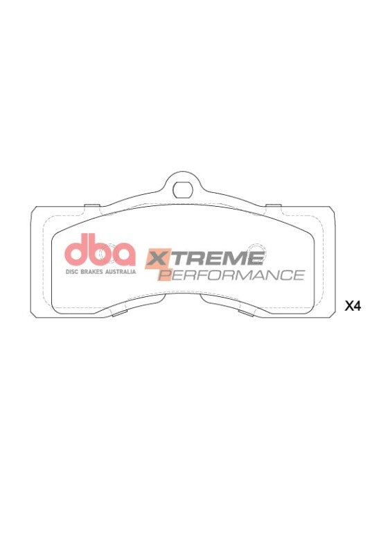 DBA 68-82 Chevrolet Corvette C3 XP Performance Front/Rear Brake Pads