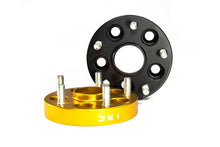 Load image into Gallery viewer, ISC Suspension 5x114 Hub Centric Wheel Spacers 25mm 56.1HB Black (Pair)