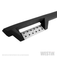 Load image into Gallery viewer, Westin 14-18 Chevrolet Silverado 1500 DC 6.5ft Bed HDX Stainless Drop W2W Nerf Step Bars - Tex. Blk