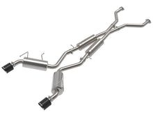 Load image into Gallery viewer, aFe Takeda Cat-Back Exhaust System Nissan 370Z 09-20 V6-3.7L- Carbon Tip