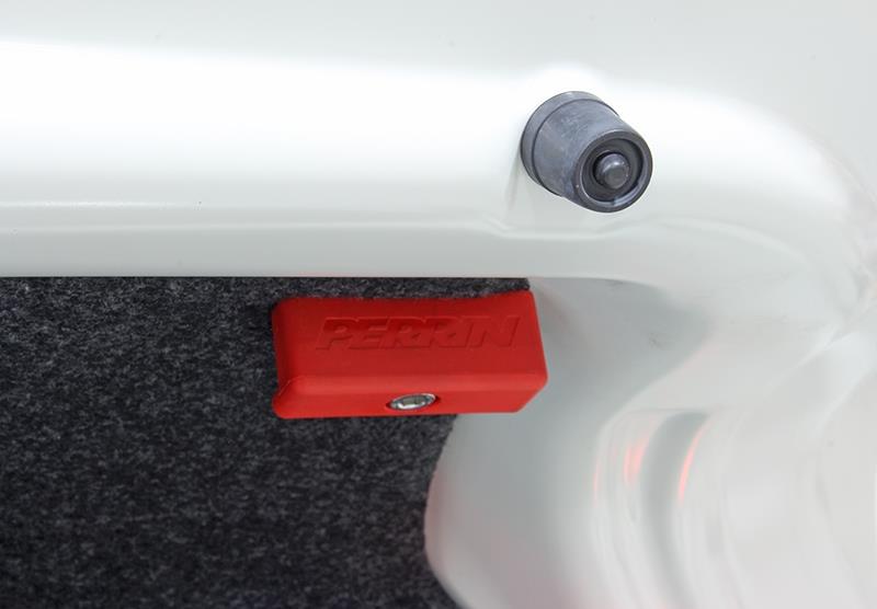 Perrin Subaru BRZ/Scion FRS/Toyota 86 Trunk Handle - Red (Single Handle w/Hardware)