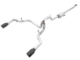 AWE Tuning 0FG 21+ Ford F150 Dual Split Rear Cat-Back Exhaust- 5in Diamond Black Tips