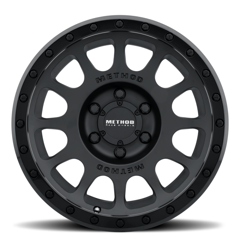 Method MR305 NV 17x8.5 0mm Offset 5x150 116.5mm CB Matte-Gloss Black Wheel