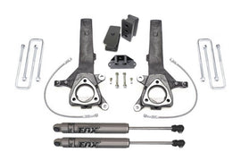 MaxTrac 04-18 Nissan Titan 2WD 4in/2in MaxPro Elite Spindle Lift Kit w/FOX Shocks