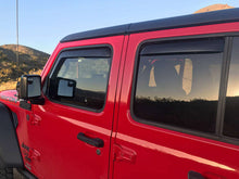 Load image into Gallery viewer, EGR 2018 Jeep Wrangler JL SlimLine In-Channel WindowVisors Set of 4 - Matte Black