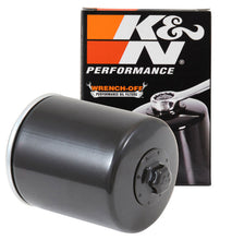 Load image into Gallery viewer, K&amp;N Harley-Davidson / Buell 3in OD x 4.063in H Black Oil Filter