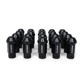 BLOX Racing Street Series Forged Lug Nuts - Black 12 x 1.25mm - Set of 16