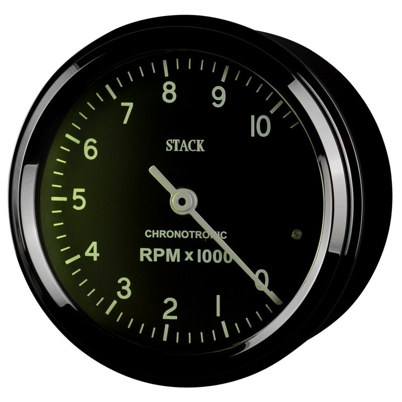 Autometer Chronocentric Tachometer - 80mm Blk - 0-10K RPM