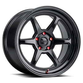Kansei K14B Roku 18x9.5in / BLANK BP / 22mm Offset / 66.56mm Bore - Gloss Black