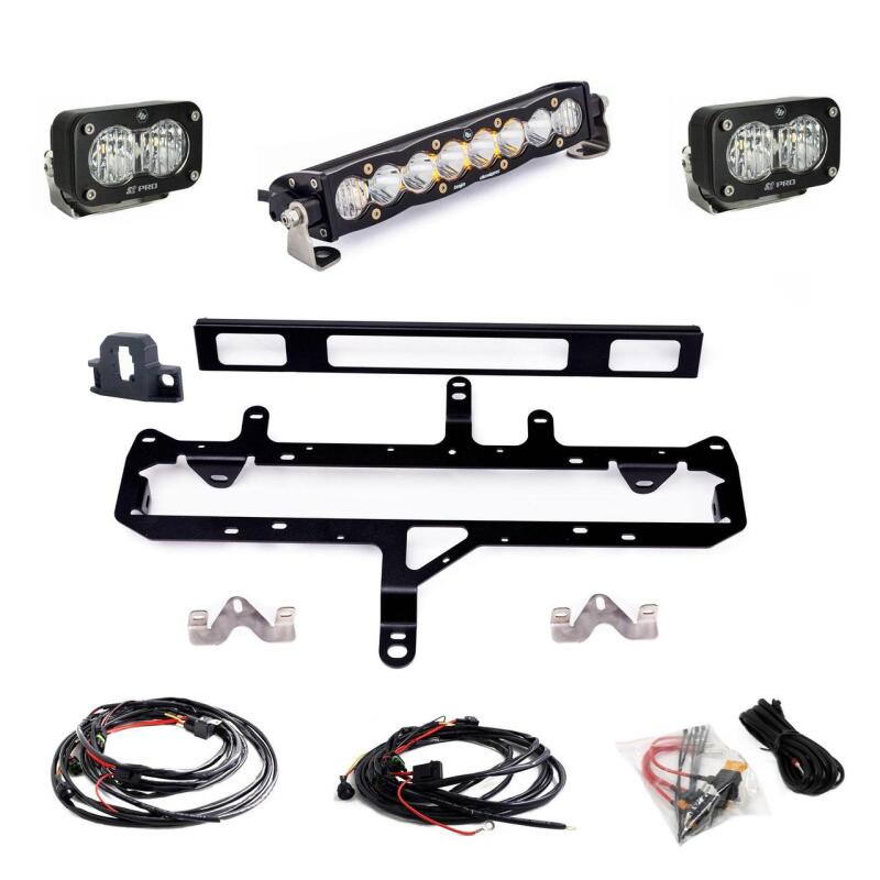 Baja Designs 2024+ Toyota Tacoma S8 Series 10in Grille Conversion Light Kit