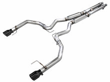 Load image into Gallery viewer, AWE 2024 Ford Mustang GT Fastback S650 RWD Track Edition Cat-Back Exhaust w/ Dual Diamond Black Tips