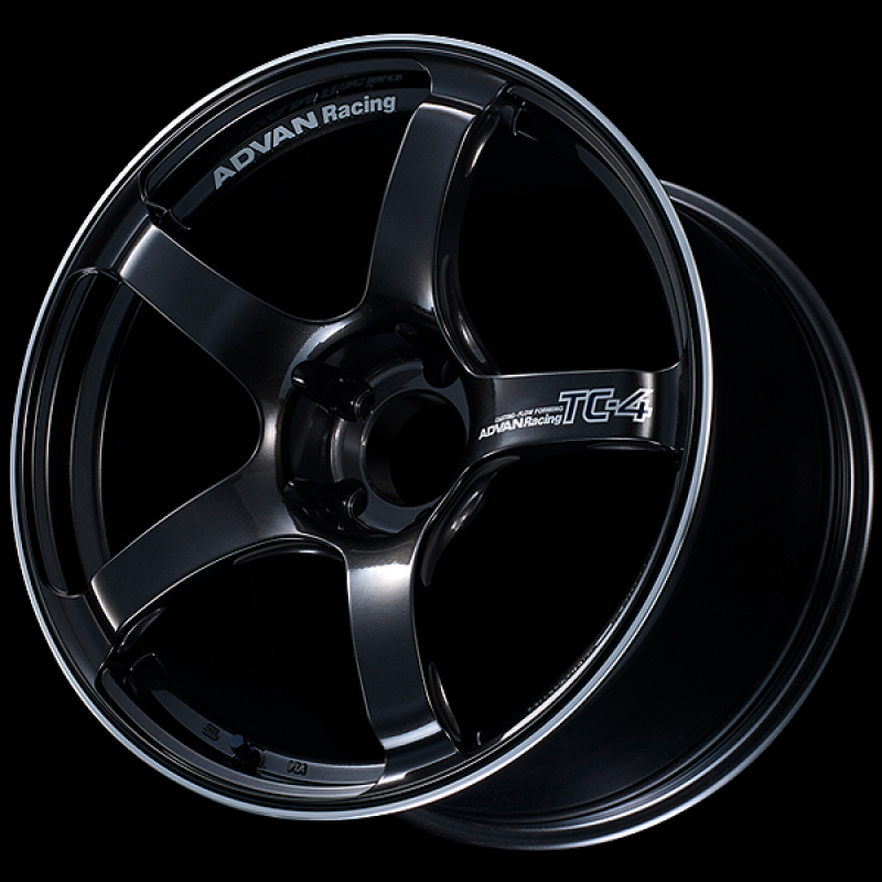 Advan TC4 18x8.0 / +42 Offset / 5-112 / 66.5mm Bore / Black Gunmetallic & Ring